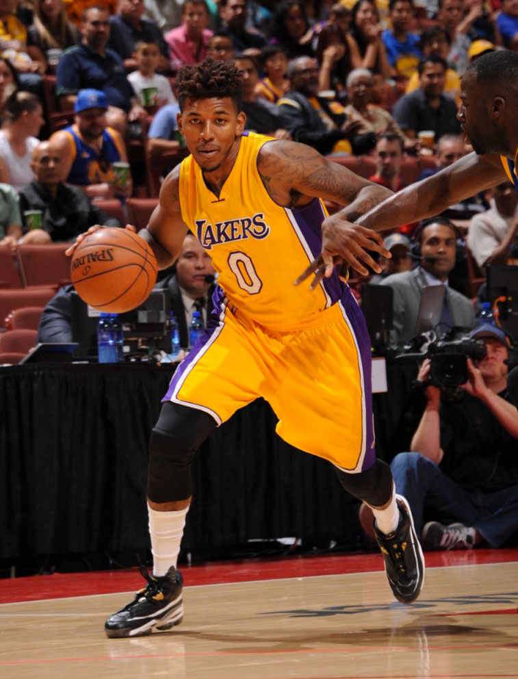Nick Young wearing the Reebok Answer 1