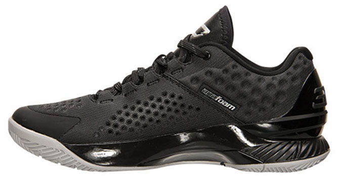 Under Armour Curry One Low Black Silver (2)