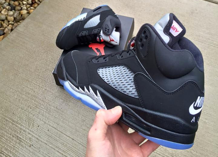 Air Jordan 5 Black Metallic Silver Release Date 845035-003