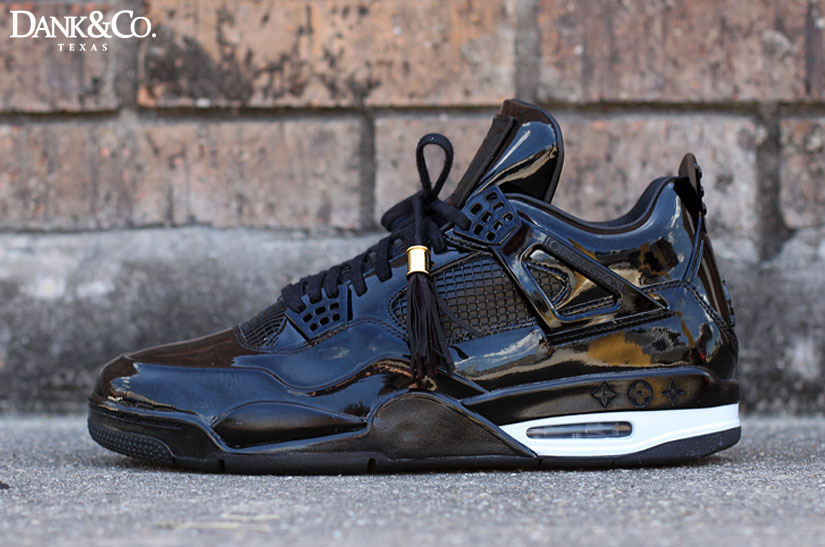 Louis Vuitton inspiration for this handmade custom Jordan 4. Thanks Dooley  to come here from California!