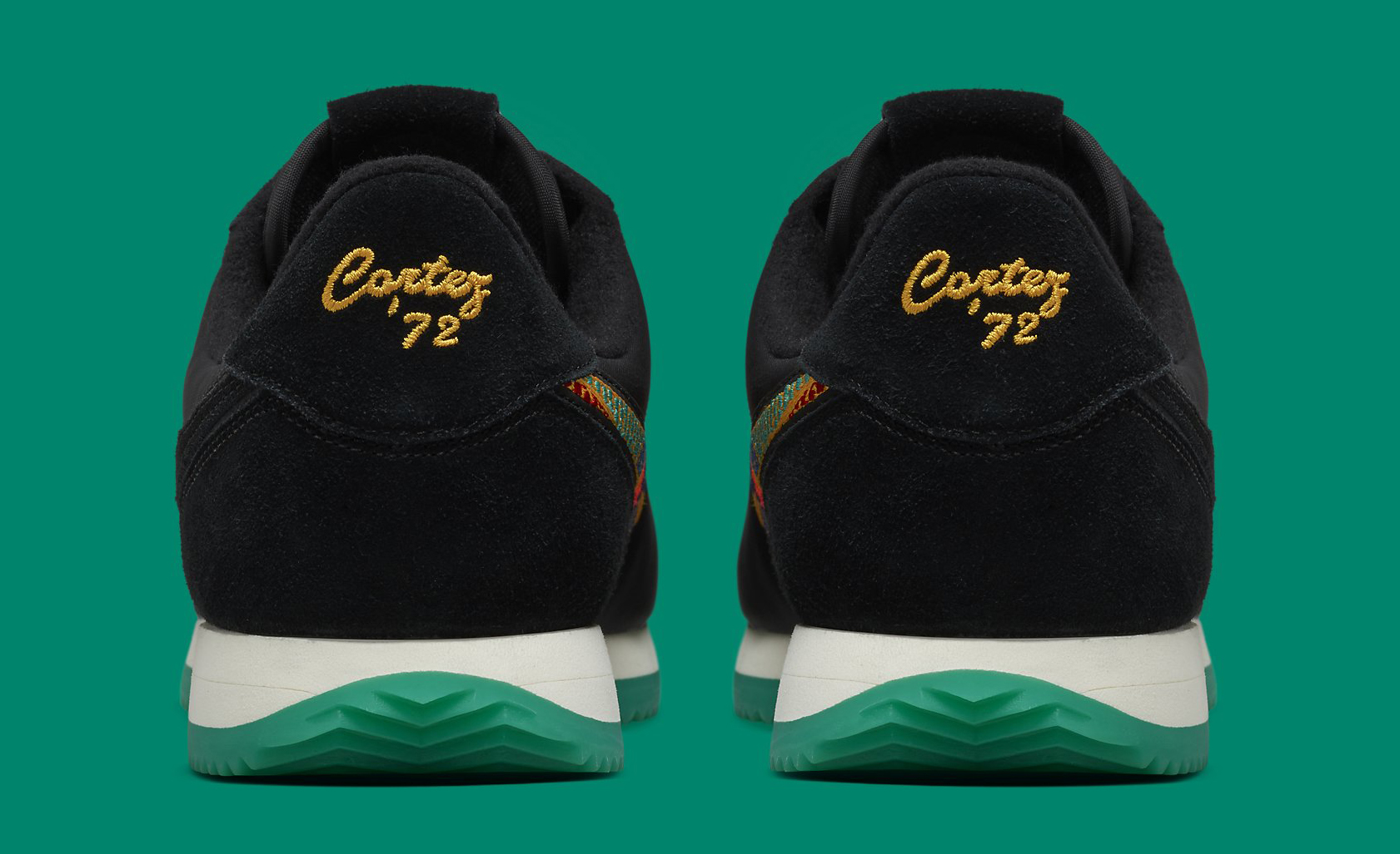 Nike Cortez Latino Heritage Month 885407-001 Heel