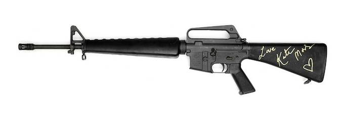 Kate Moss Rifle Image