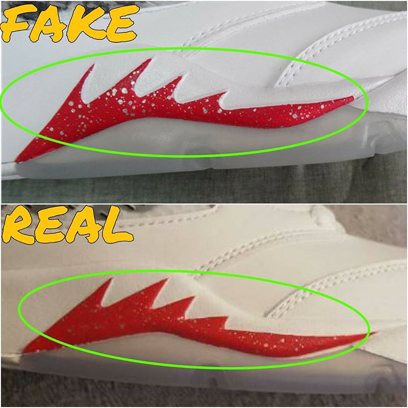 Supreme Air Jordan 5 White Legit Real vs. Fake Comparison (5)