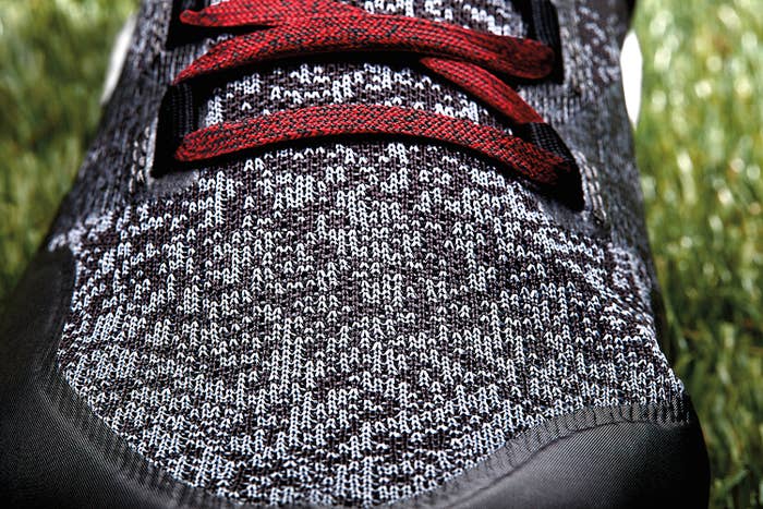 Adidas Crossknit Boost Golf Shoe Black Red Toe