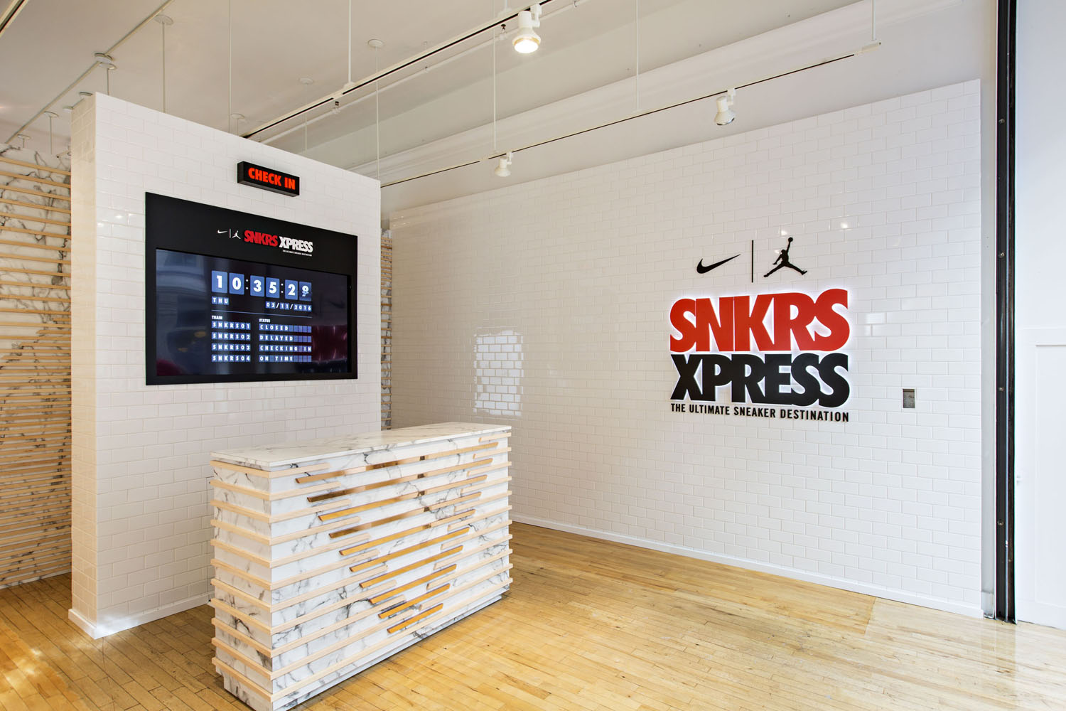 Nike snkrs shop pop up