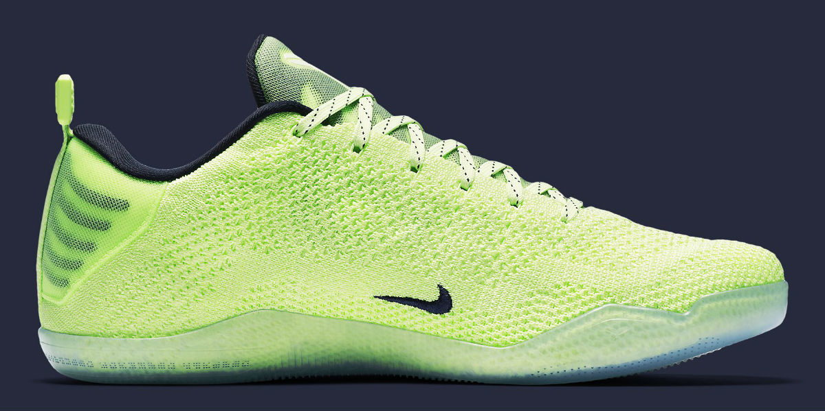 Nike Kobe 11 Elite 4KB Liquid Lime Medial 824463_334