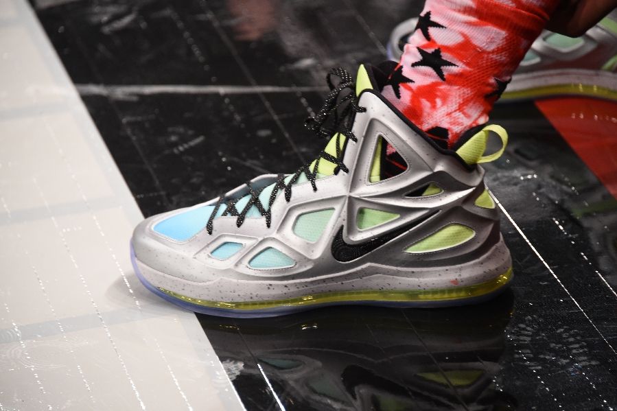 Anthony Davis wearing Nike Air Max Hyperposite 2 All-Star Practice