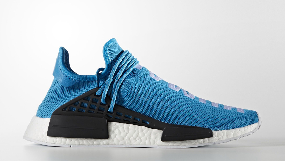 adidas HU NMD x Pharrell Williams Sharp Blue Sole Collector Release Date Roundup