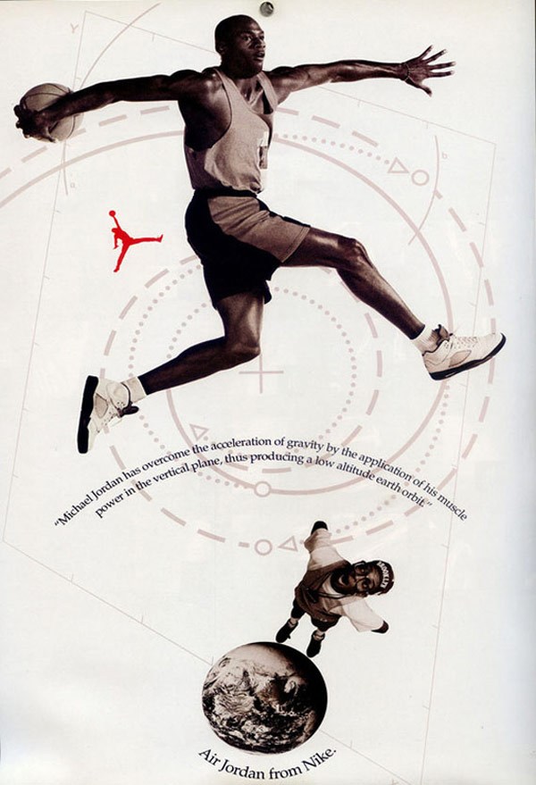 Michael Jordan &#x27;Do You Know?&#x27; Nike Air Jordan Poster (1990)