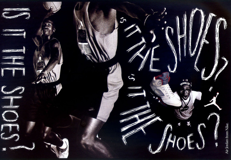 Michael Jordan Is It The Shoes Nike Air Jordan Poster (1990)
