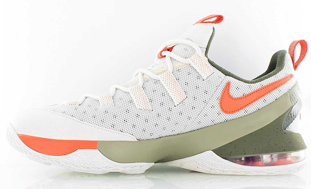 White and hot sale orange lebrons