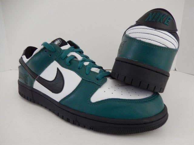 Nike Dunk SB High Philadelphia Eagles NFL ID Green White Black