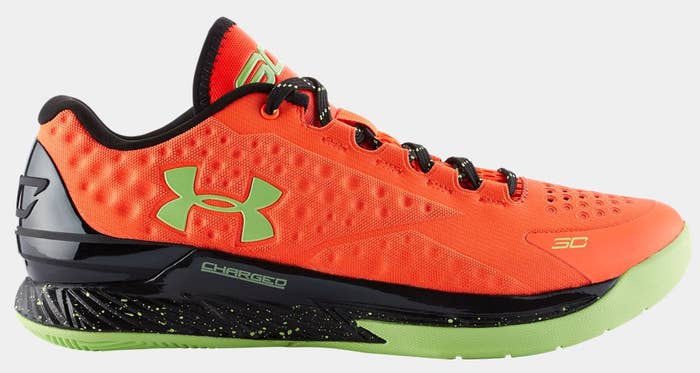 Under Armour Curry One Low Orange Black Green Release Date (1)