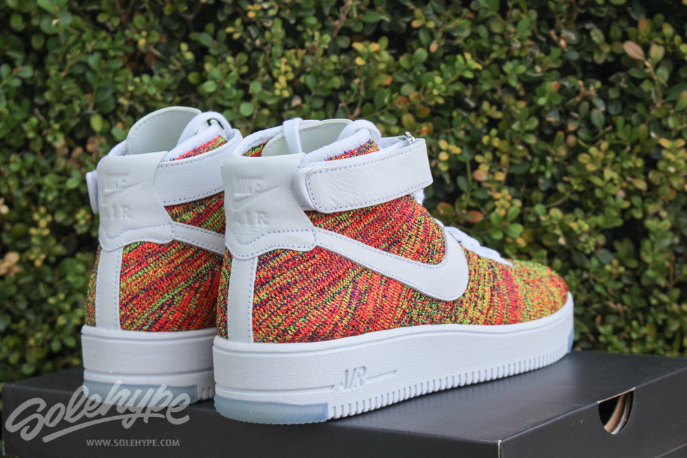Multicolor Nike Air Force 1 Flyknit 817420-700 (6)