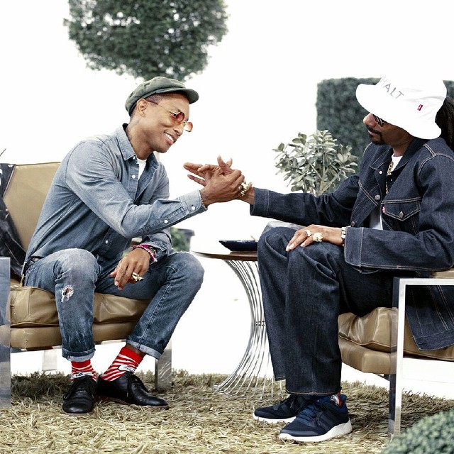 Snoop Dogg wearing the adidas Pure Boost Chill