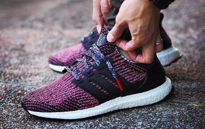 BB3522 Adidas Boost Chinese New Year On Feet