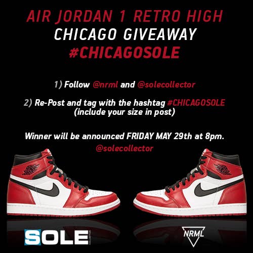 Win the &#x27;Chicago&#x27; Air Jordan 1 Retro for Free