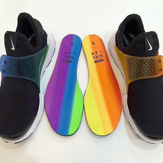 Nike Lab Sock Dart Be True Rainbow