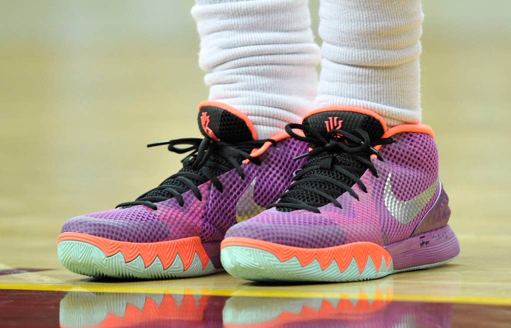 Kyrie Irving wearing the 'Easter' Nike Kyrie 1 (1)