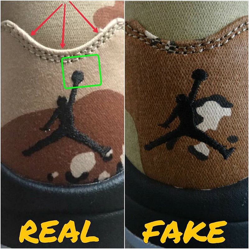 Supreme x Air Jordan 5 Camo Real Fake Legit Check (5)
