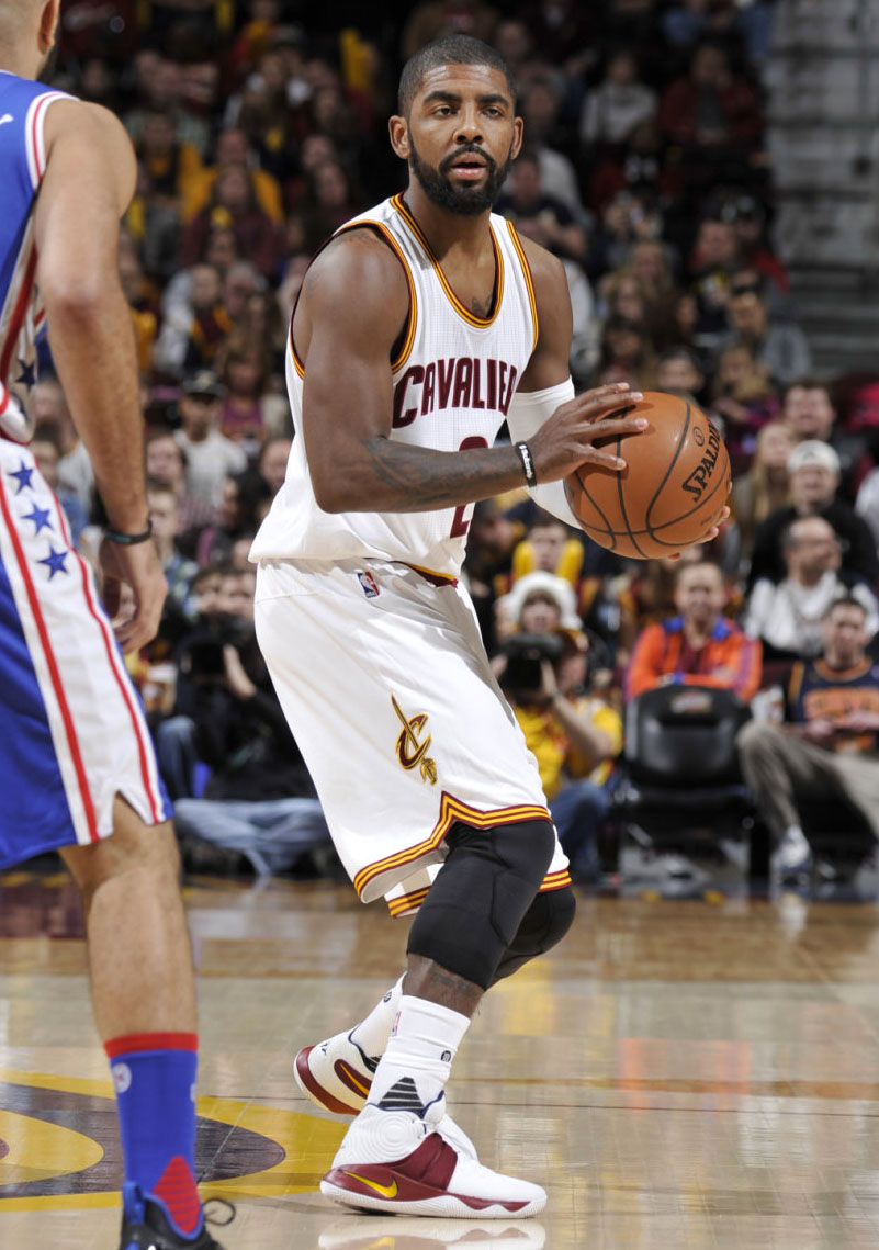 Kyrie Irving wearing a &#x27;Cavs&#x27; Nike Kyrie 2 PE (2)