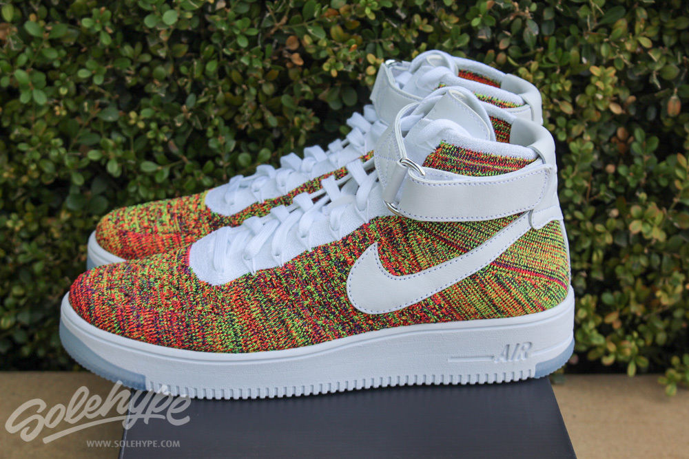 Multicolor Nike Air Force 1 Flyknit 817420-700 (9)