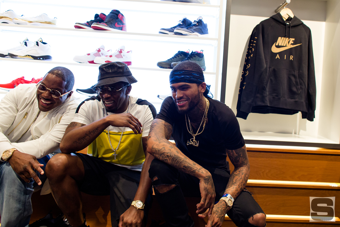 Mase Puff Daddy Dave East at DJ Khaled&#x27;s Champs Store