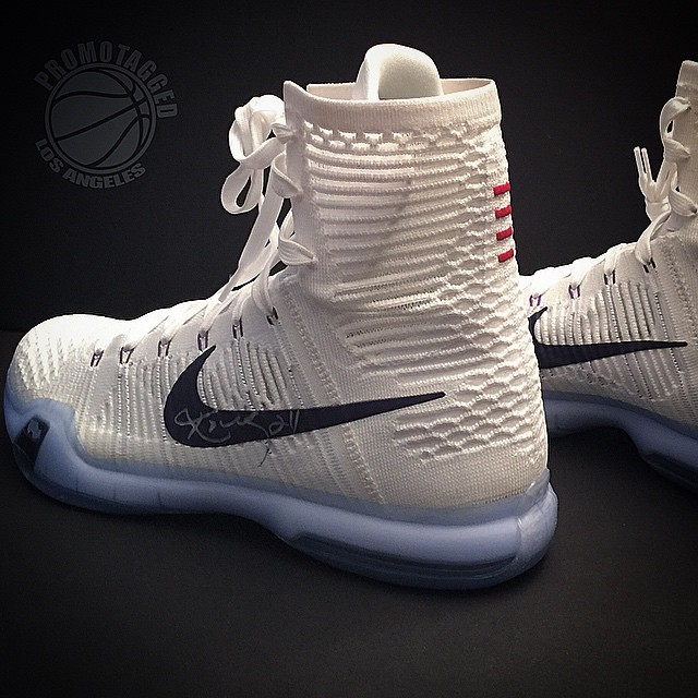 Nike kobe 10 sales elite white