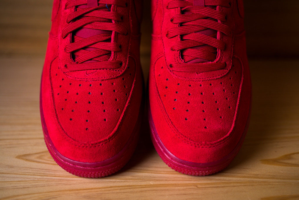 Nike Air Force 1 Low Red Suede (7)