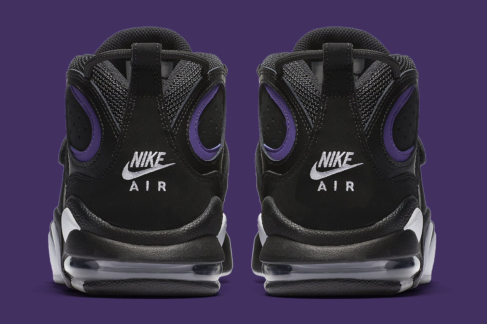 Nike Air CB 34 Black Purple Heel