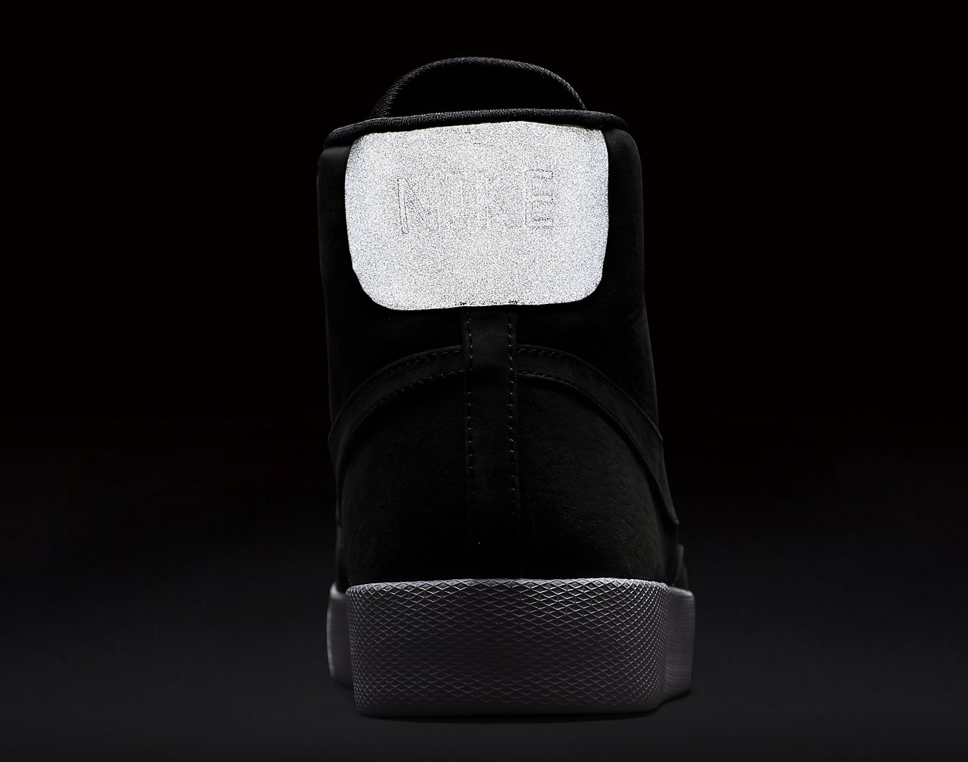 Nike Blazer No Lace Advanced 859200-001 Heel Reflective