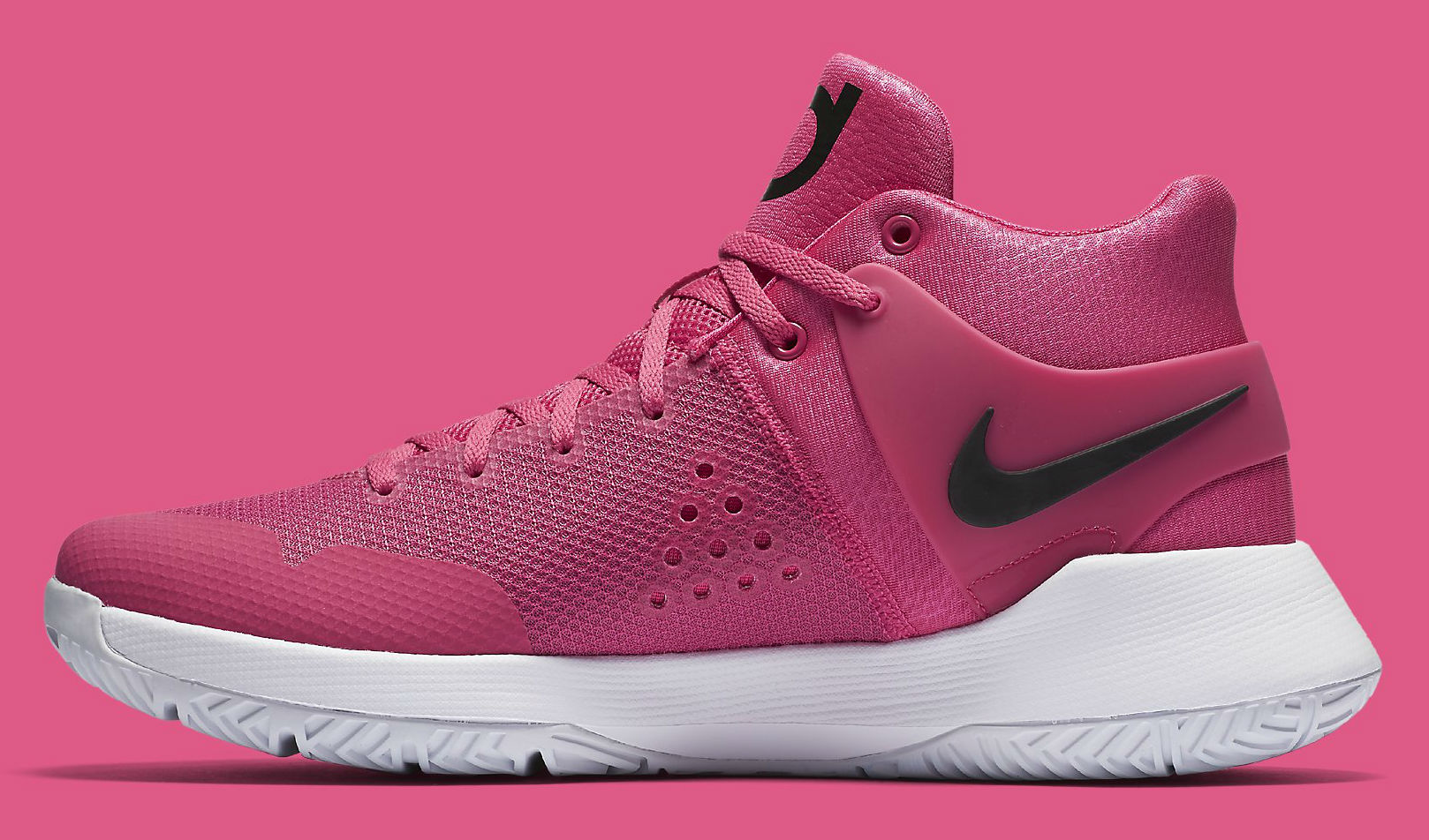 Nike KD Trey 5 IV Think Pink Breast Cancer Kay Yow Medial 844573-606