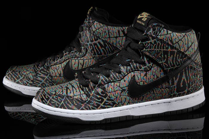 Nike SB Dunk High Psychedelic Concert Poster Pair