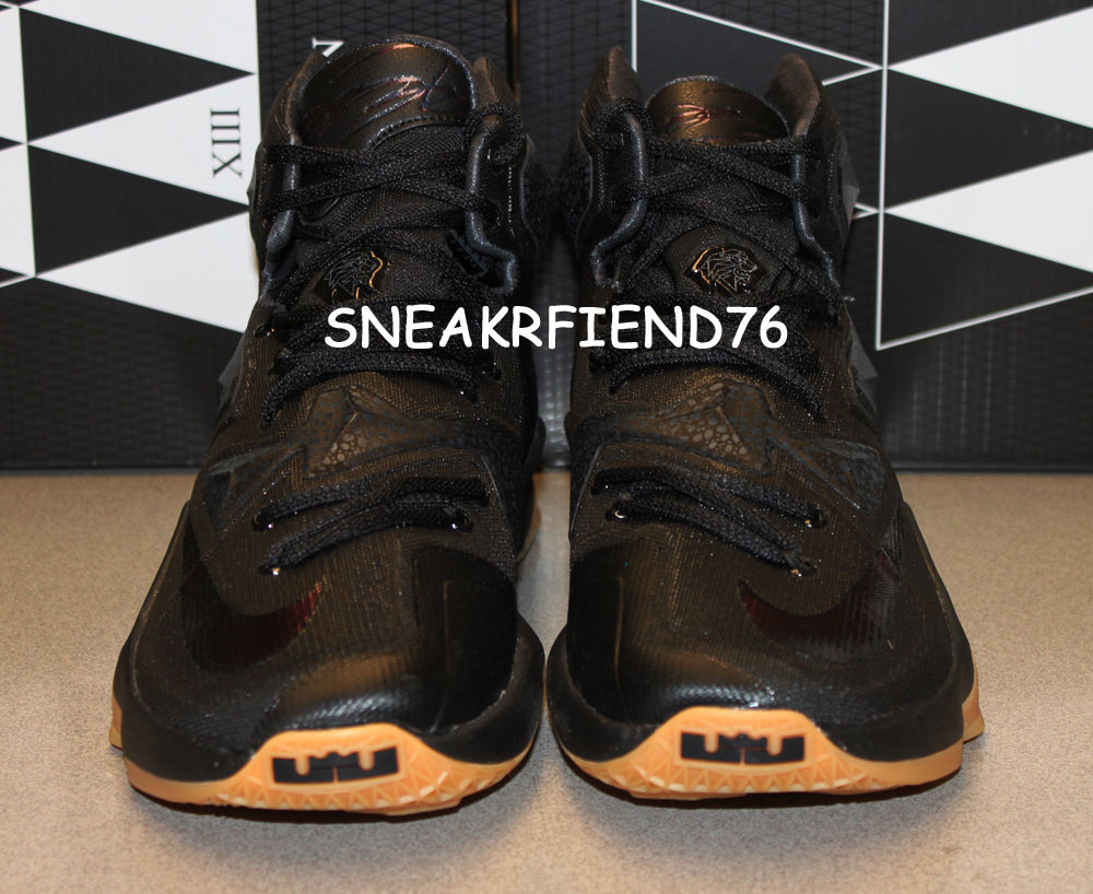Nike LeBron 13 Black Lion Black/Gum 807219-001 Release Date (7)