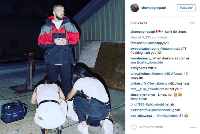 Drake Can&#x27;t Tie Shoes