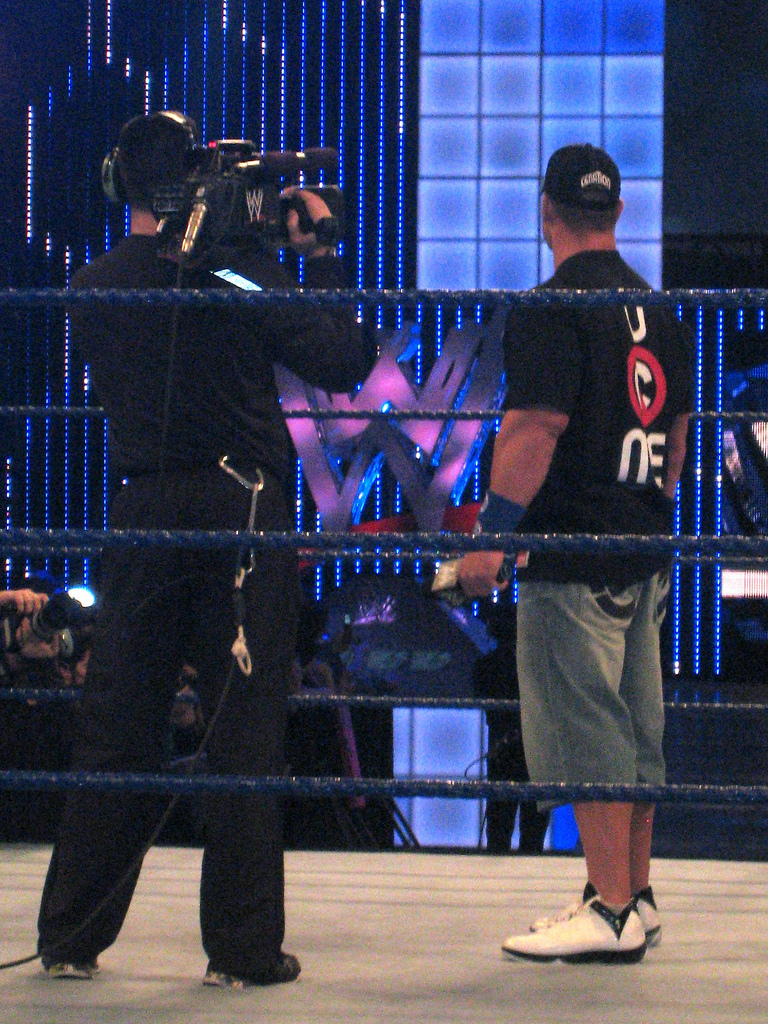 John Cena wearing the Air Jordan 2009