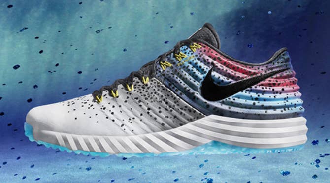 Nike's Mike Trout Sneakers Look Like an Actual Rainbow Trout