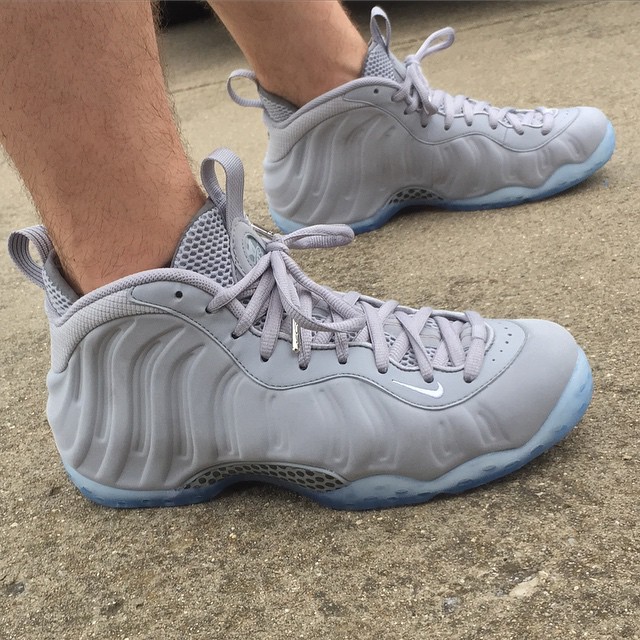 Nike Air Foamposite One &#x27;Grey Suede&#x27; On-Foot 575420-007