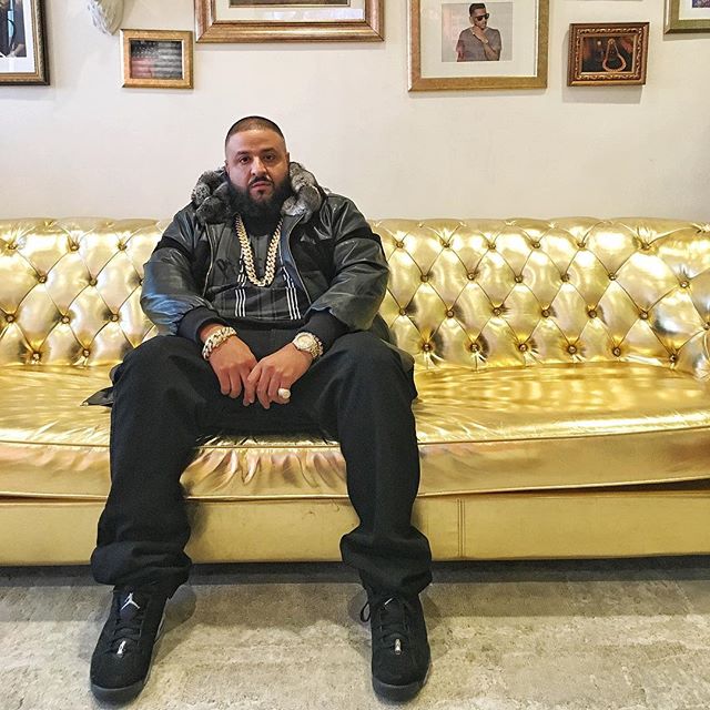 DJ Khaled wearing the &#x27;Chrome&#x27; Air Jordan 6 Low