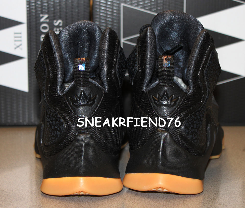 Nike LeBron 13 Black Lion Black/Gum 807219-001 Release Date (4)