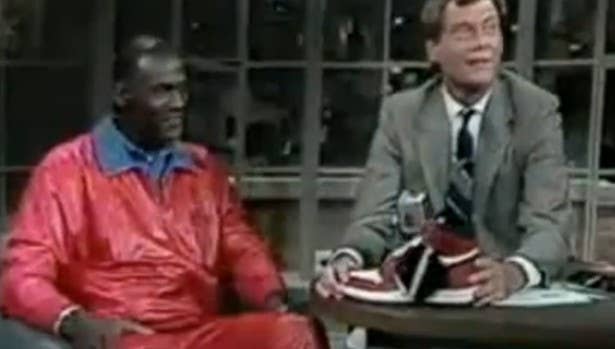 Michael Jordan Talks Air Jordan I on Letterman in 1986