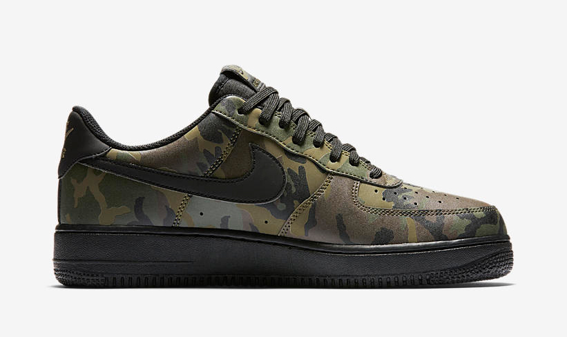 Nke Air Force 1 Low Camo Black Friday Medial