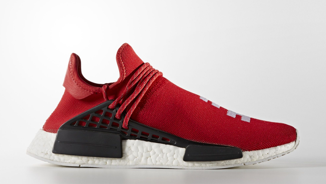adidas HU NMD x Pharrell Williams Scarlet Sole Collector Release Date Roundup