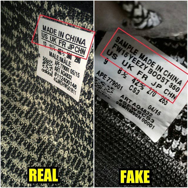 programma Dreigend Raak verstrikt How To Tell If Your adidas Yeezy 350 Boosts Are Real or Fake | Complex
