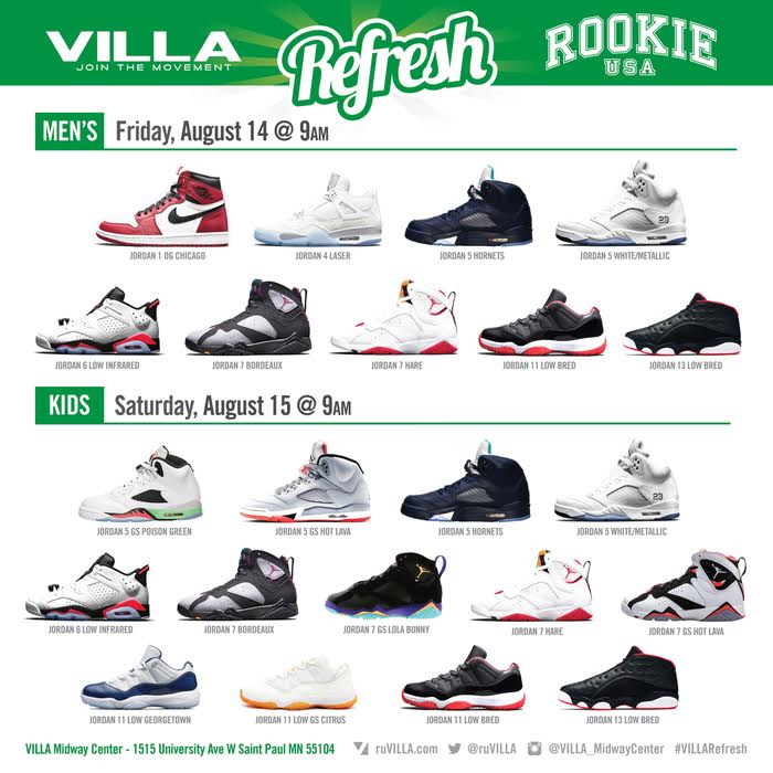 Sneaker villa hot sale jordans