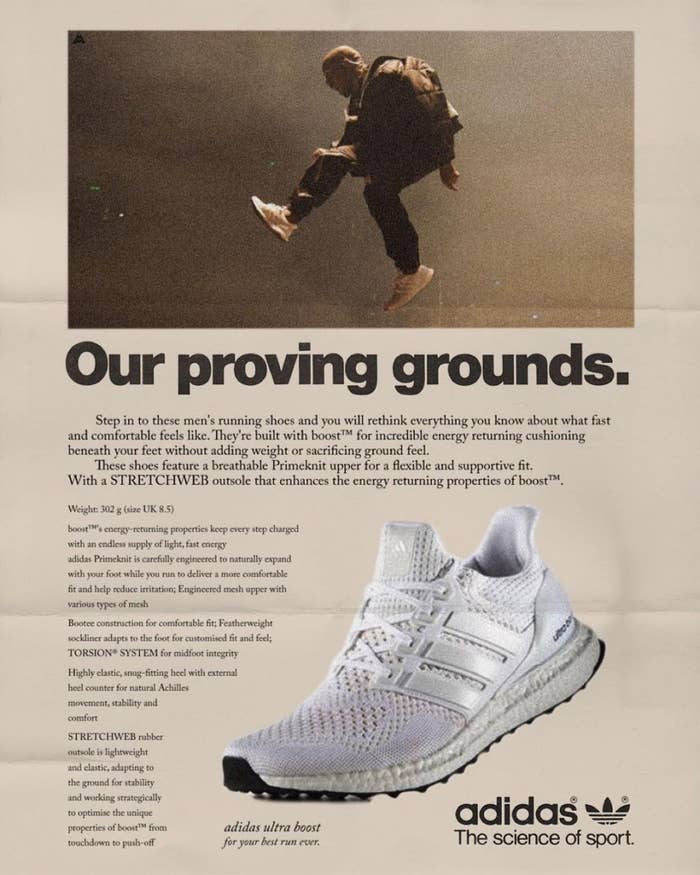 Kanye West Vintage adidas Ad (1)