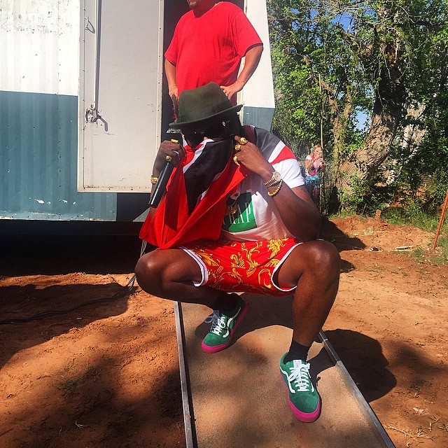 Trinidad James wearing the Odd Future x Vans Syndicate Old Skool Pro &#x27;S&#x27;