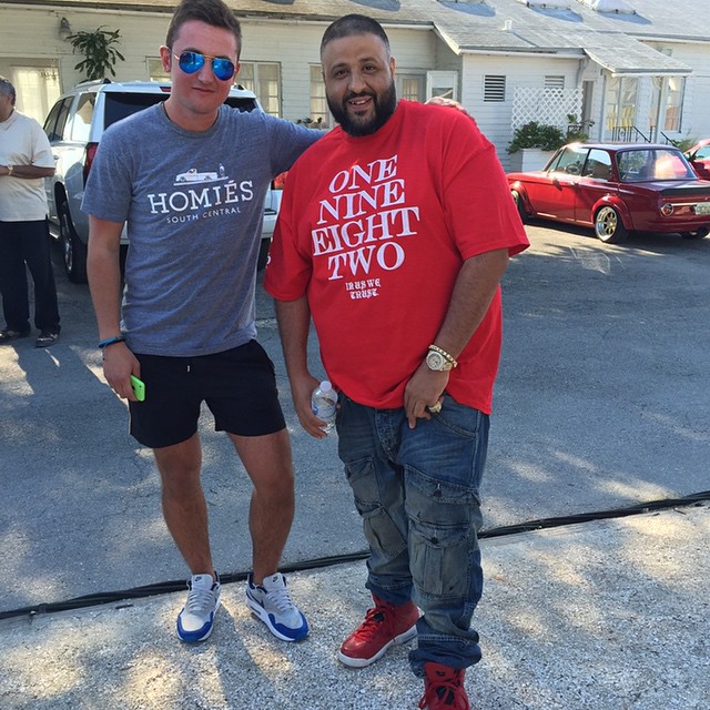 DJ Khaled wearing the &#x27;Spizike&#x27; Air Jordan VI 6