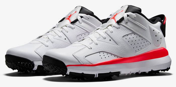 Air Jordan 6 Golf Shoes Infrared (6)