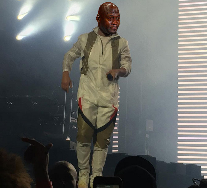 Best Michael Jordan Crying Sneaker Memes: Drake Looks Like a Ghostbuster at OVO Fest